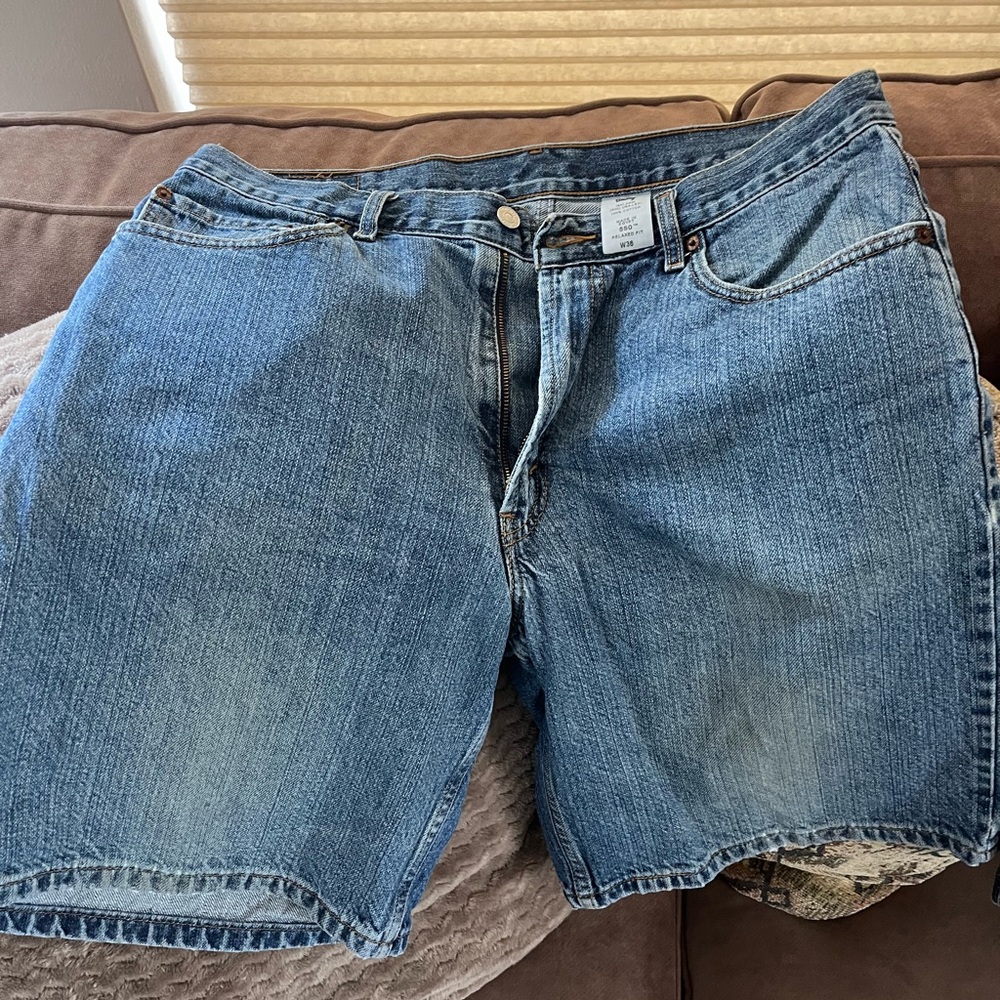 Men's Blue Denim Shorts 550